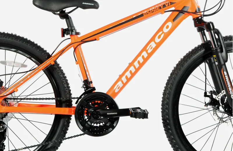 Ammaco Osprey V1 24 Inch Wheel Mountain Bike Orange-2